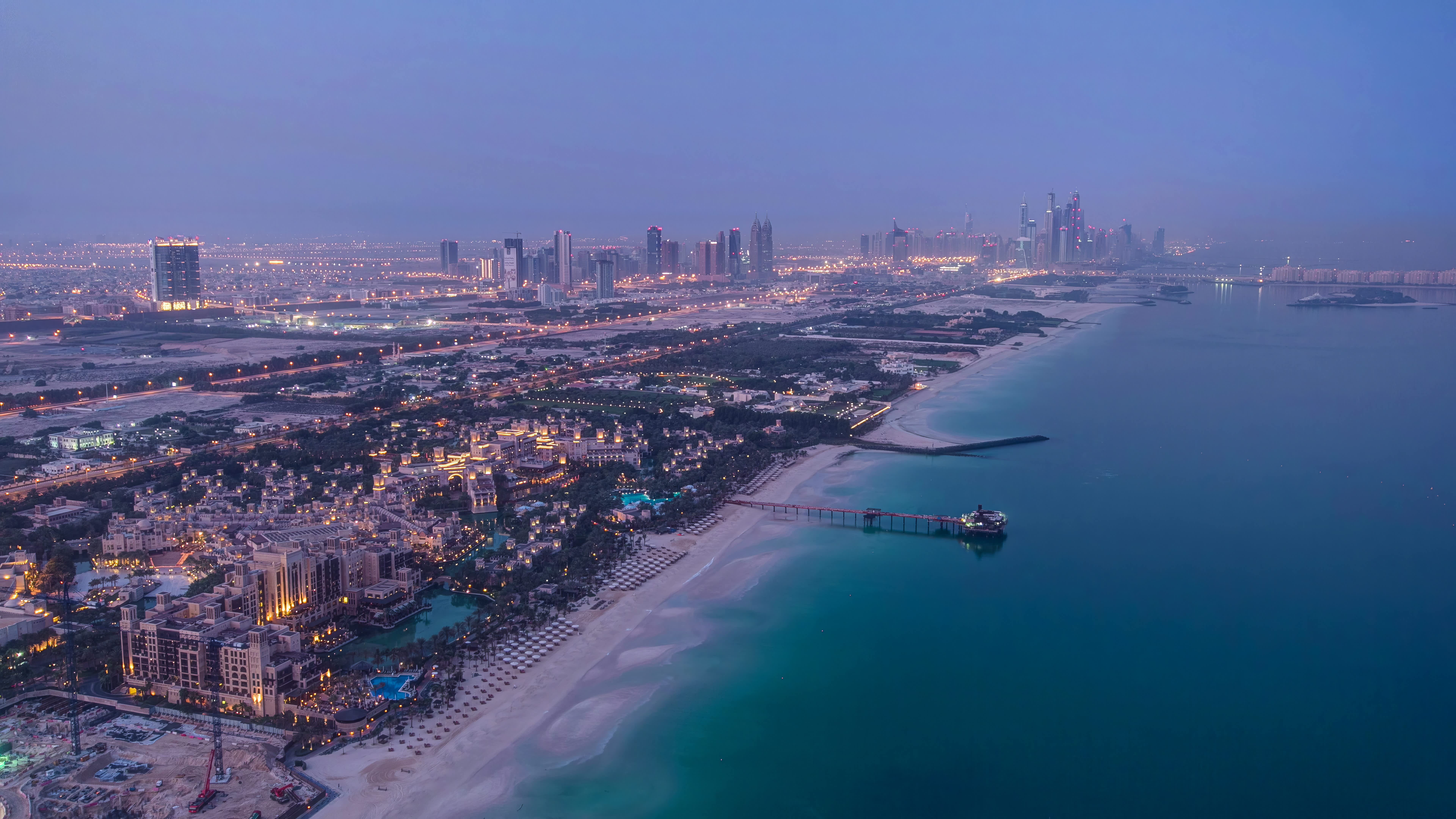 Dubai Coastline Skyline